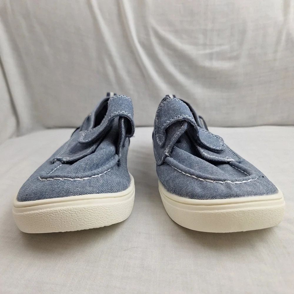 The Children's Place Blue 3 Boat Shoe Sneaker Kids 3035801 Boys Chambray Prep